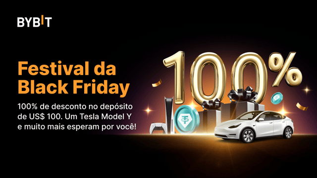Festival da Black Friday: Deposite para ganhar 100% de desconto, além de um Tesla Model Y, um Apple Vision Pro e muito mais!