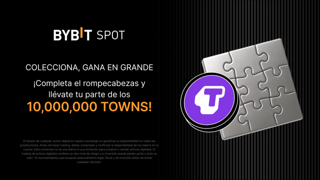 Completa el rompecabezas y gana a lo grande: ¡puedes ganar hasta 10,000,000 TOWNS!