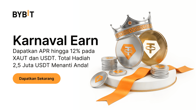 Karnaval Earn: Dapatkan APR hingga 12%, Total Hadiah 2.500.000 USDT Menanti Anda!