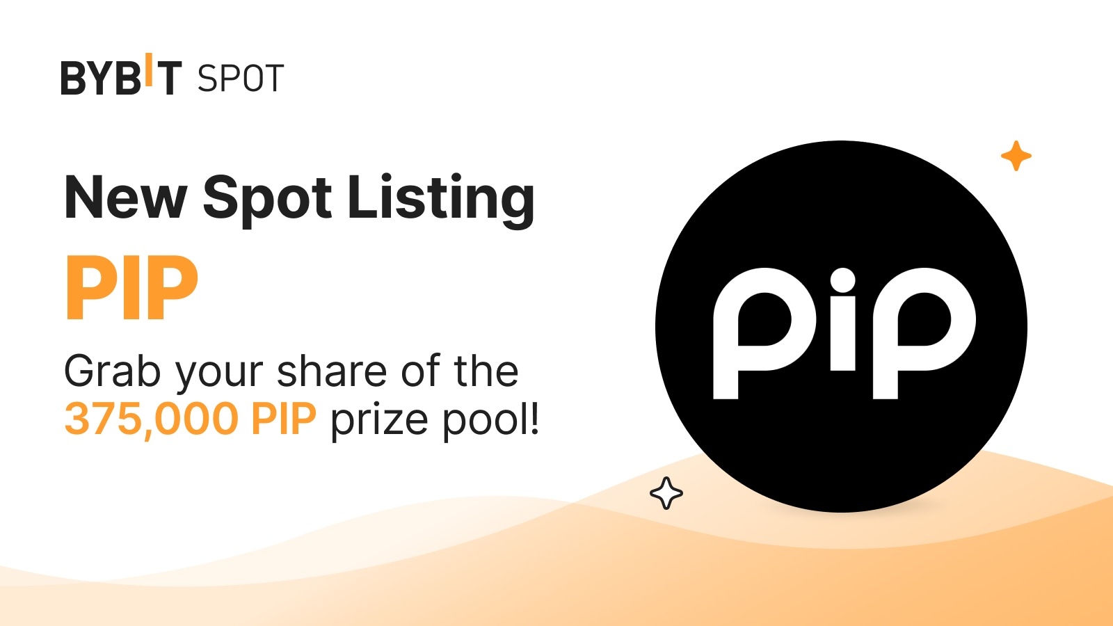 Bybit Announcement | New Listing: PIP/USDT — 375,000 PIP Up For Grabs!