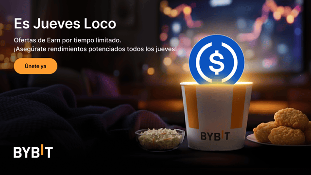 ¡Consigue un APR de hasta el 200% con las ofertas para Earn por Jueves Loco de Bybit!