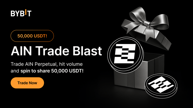 AIN Trade Blast: Trade AIN to win your share of 50,000 USDT!