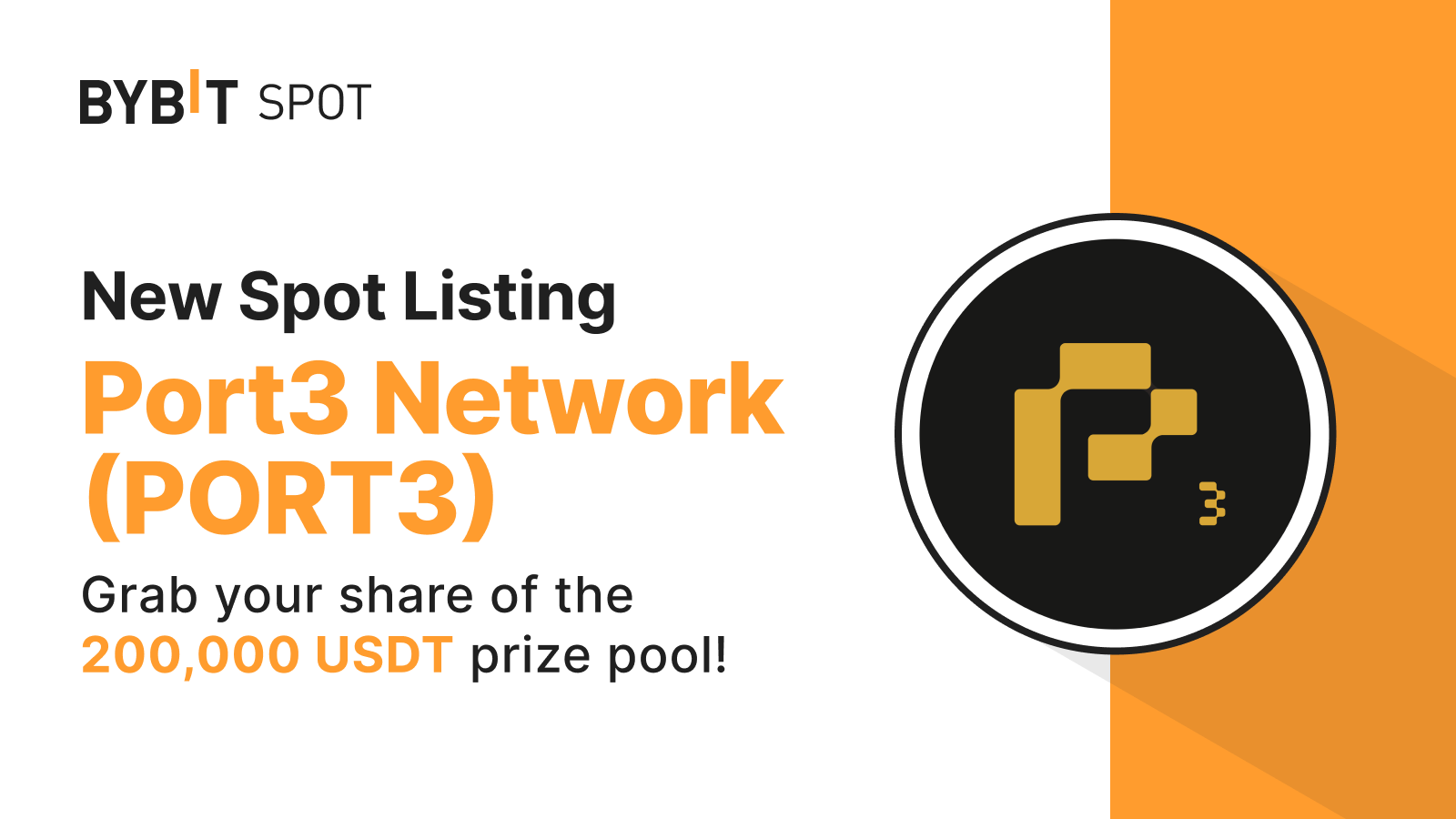 Bybit Announcement | New Listings: PORT3/USDT — Grab a Share of the 200,000  USDT Prize Pool
