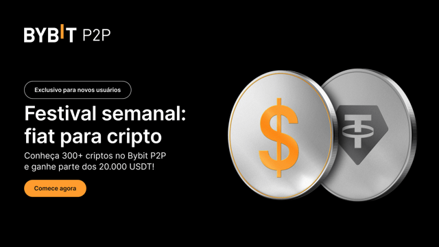 [Exclusivo para novos usuários] Festival Semanal Fiat para Cripto: Conclua as tarefas e garanta sua parte do prêmio de 20.000 USDT! 🎉