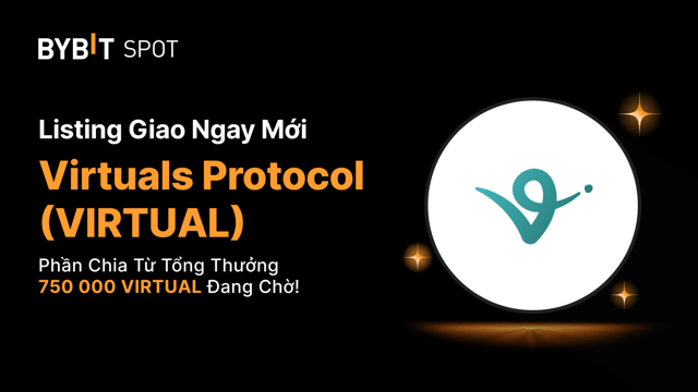 Listing Mới: VIRTUAL/USDT — Chia Sẻ 750,000 VIRTUAL Prize Pool