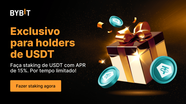 Oferta Relâmpago em USDT: Faça staking de USDT com 15% de APR e ganhe parte de 300.000 USDT!