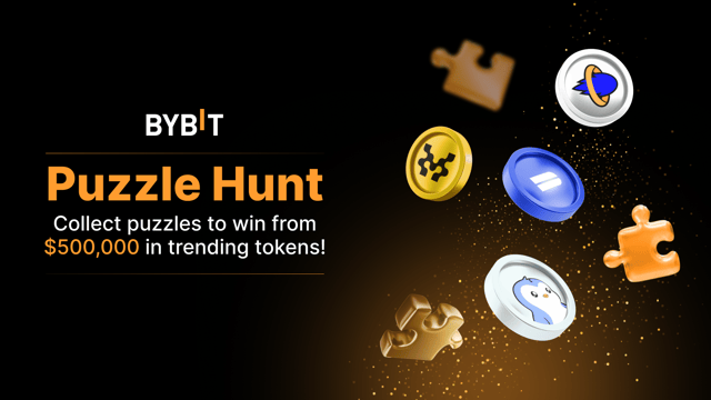 New user exclusive: Join Puzzle Hunt to share $500,000 in trending tokens