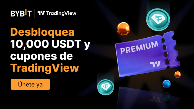[Bybit x TradingView] Resplandor de final de verano: desbloquea 10,000 USDT y cupones de TradingView