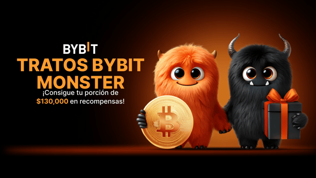 Trato Bybit Monster: ¡Consigue tu porción de $130,000 en recompensas!