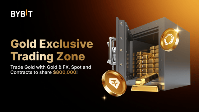 Bybit Gold Exclusive Trading Zone: Grab your share from an $800,000 prize pool