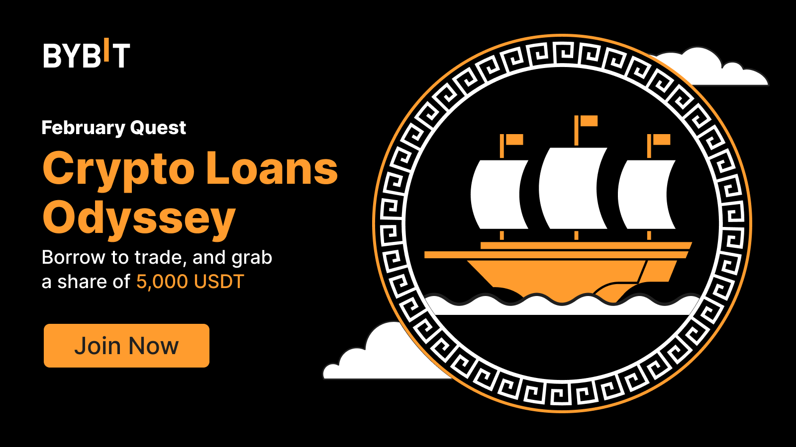 Bybit Announcement | [Crypto Loans Odyssey] February Quest: Win Your Share  of 5,000 USDT
