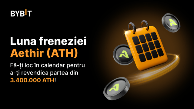 Luna freneziei Aethir (ATH) Fă-ți loc în calendar pentru a-ți revendica partea din 3.400.000 ATH!