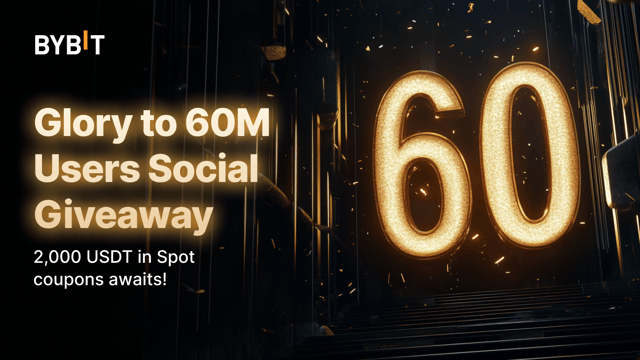 Glory to 60M Users: Claim Your Share of $50,000 in Epic Rewards!