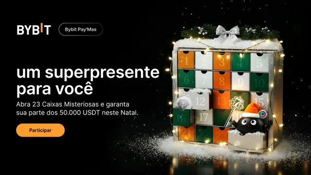 Bybit Pay de Natal: um superpresente para você — pegue chaves, abra 23 Caixas Misteriosas e ganhe parte de 50.000 USDT!
