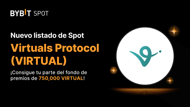 Nuevo listado: VIRTUAL/USDT — Comparte el fondo de premios de 750,000 VIRTUAL