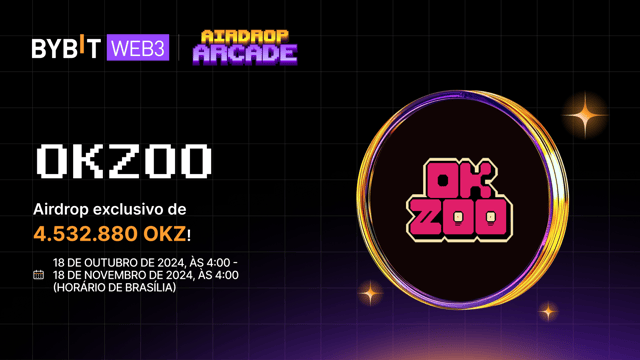 Airdrop de OKZOO: Participe do OKZOO e ganhe uma parte dos 4.532.880 tokens OKZ!
