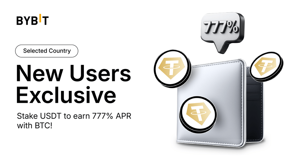 Bybit Announcement | [ID Exclusive]Stake USDT to earn 777% APR with XAUT!