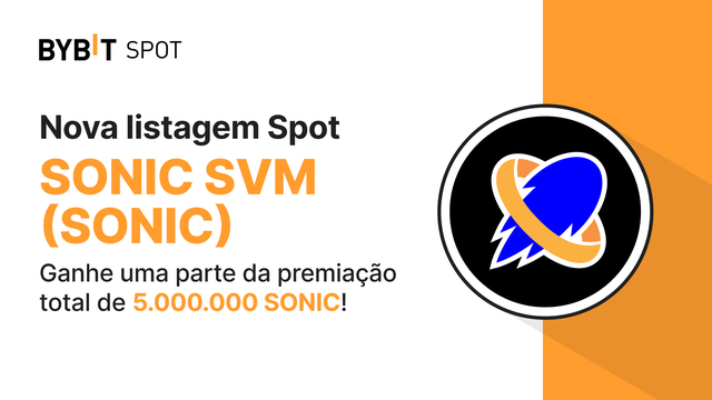 Nova Listagem: SONIC/USDT — Garanta parte do prêmio de 5.000.000 SONIC