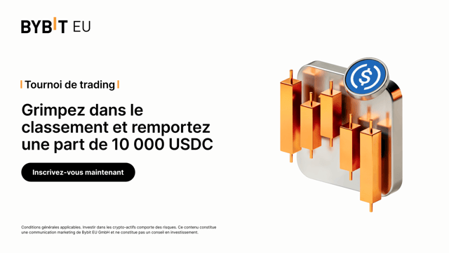 Tournoi de trading : Tradez en mai et gagnez jusqu'à 365 USDC en récompenses !
