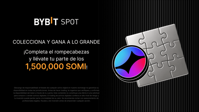 Completa el rompecabezas y gana a lo grande: ¡1,500,000 SOMI en juego!