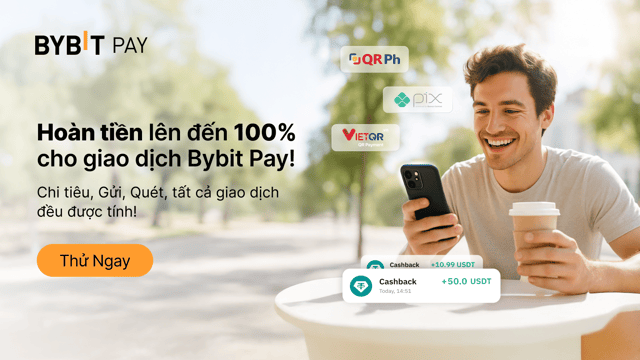 🎉 Chào Mừng Bybit Pay II: Nhận Airdrop chào mừng 50% và hoàn tiền lên đến 100%!🎉