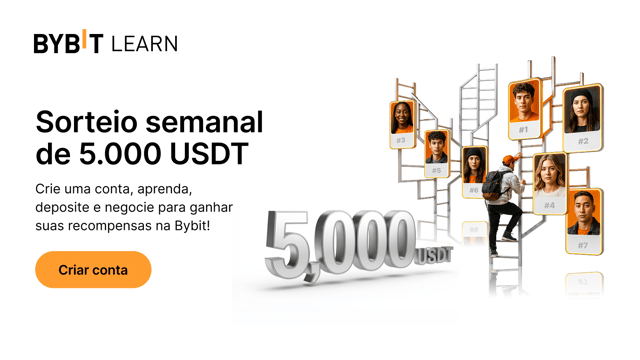 Suba no ranking do Bybit Learn: ganhe sua parte dos 5.000 USDT desta semana!