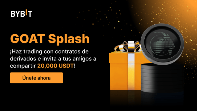 GOAT Splash: Haz trading con contratos de derivados e invita a tus amigos a compartir 20,000 USDT