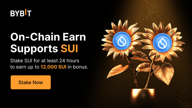 SUI-percharge with On-Chain Earn: Stake SUI to Earn up to 12,000 SUI