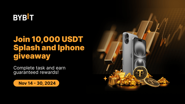 November Delight: 10,000 USDT + iPhone Up for Grabs