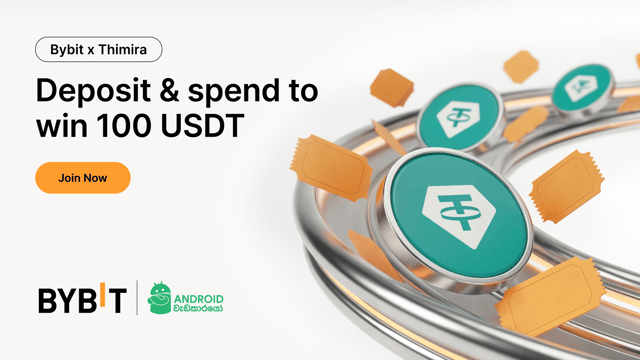 Bybit x Android වැඩකාරයෝ Giveaway: Win 100 USDT