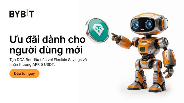 [Dành Riêng Cho Người Dùng Mới] Tạo Bot DCA Đầu Tiên Với Tiết Kiệm Linh Hoạt & Nhận Voucher Tăng APR 5 USDT!