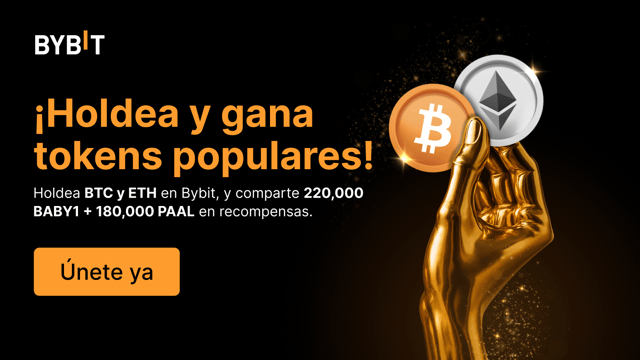 💎 Holdea BTC y ETH, ¡y gana tokens populares en Bybit! 🔥