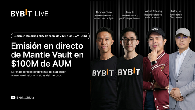 [Emisión en directo] Mantle Vault alcanza los 100M de USDT de AUM: descubre cómo las stablecoins ofrecen garantía durante una caída del mercado