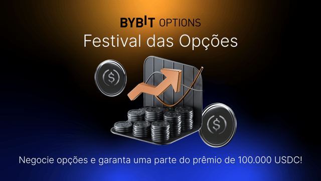 Festival das Opções: Negocie opções e garanta uma parte do prêmio de 100.000 USDC!