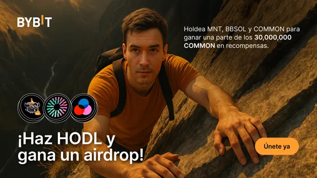 Haz HODL de MNT, COMMON y BBSOL para ganar 30,000,000 COMMON