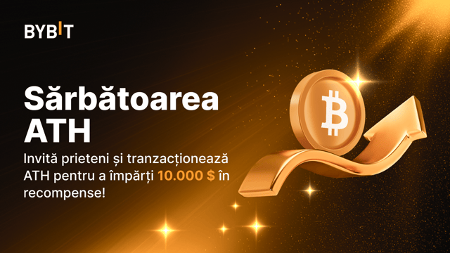 🎉 Sărbătorește Bitcoin ATH: Tranzacționează maximul istoric și împarte 10.000 $ în recompense!