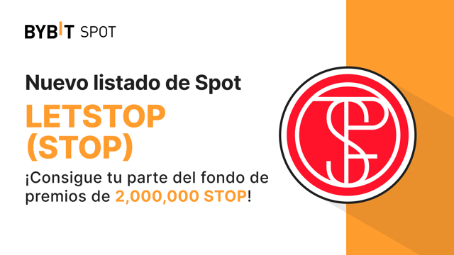 Nuevo listado: STOP/USDT ¡Consigue una parte del fondo de premios de 2,000,000 STOP!