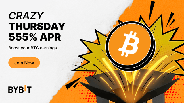 Earn up to 555% APR with ETH — Bybit’s Crazy Thursday Earn deals!