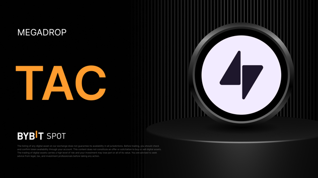 Bybit Megadrop: Stake MNT and USDT to share from a massive 50,000,000 TAC prize pool!