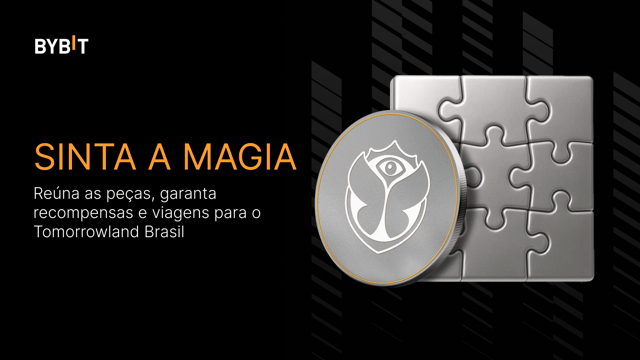 Desafio do quebra-cabeça: garanta a sua parte do prêmio de 100.000 USDT e uma viagem para o Tomorrowland Brasil