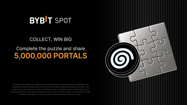 Complete the puzzle to win: 5,000,000 PORTALS up for grabs