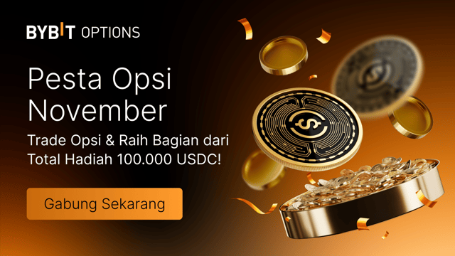 Pesta Opsi November: Trade Opsi & Raih Bagian dari Total Hadiah 100.000 USDC!