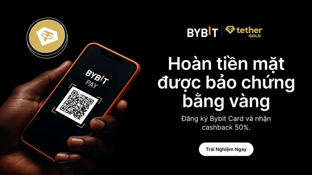 Bybit Pay x Bybit Card x XAUt - Câu chuyện về những phần thưởng vàng