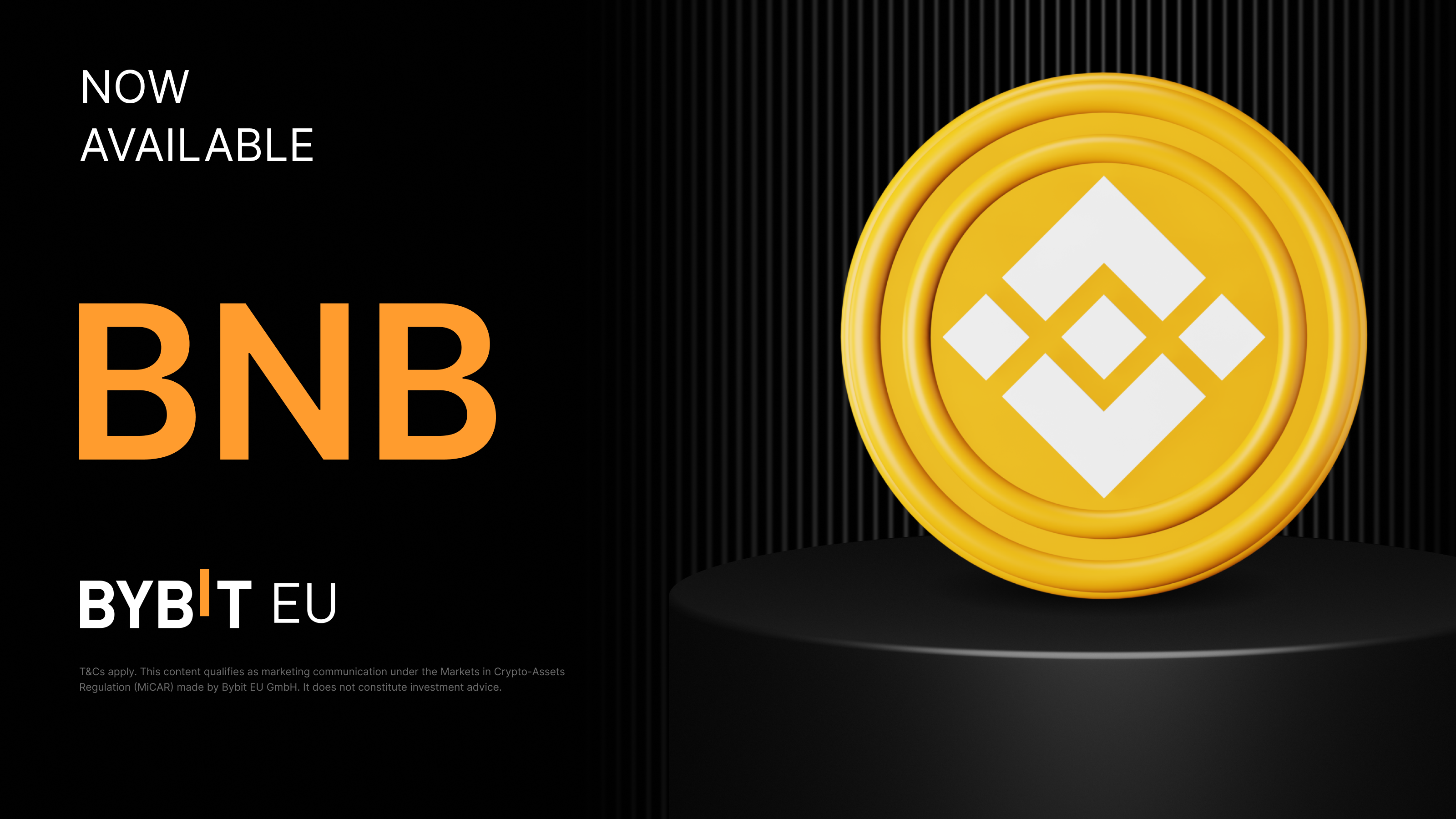 Bybit Announcement | New Listings: $BNB
