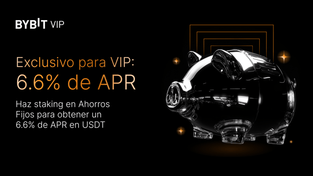Oferta exclusiva para VIP Gana un 6.6% de APR en USDT
