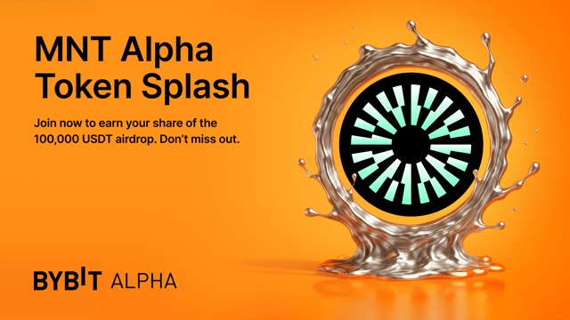 Token Splash Alpha MNT: Nhận phần chia từ tổng thưởng airdrop 100.000 USDT!
