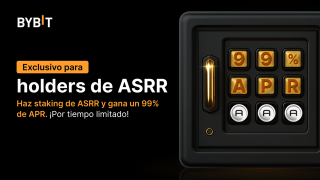 Únete a la fiesta de ASRR: ¡Haz staking, ahorra y gana hasta un 99% de APR en ASRR!