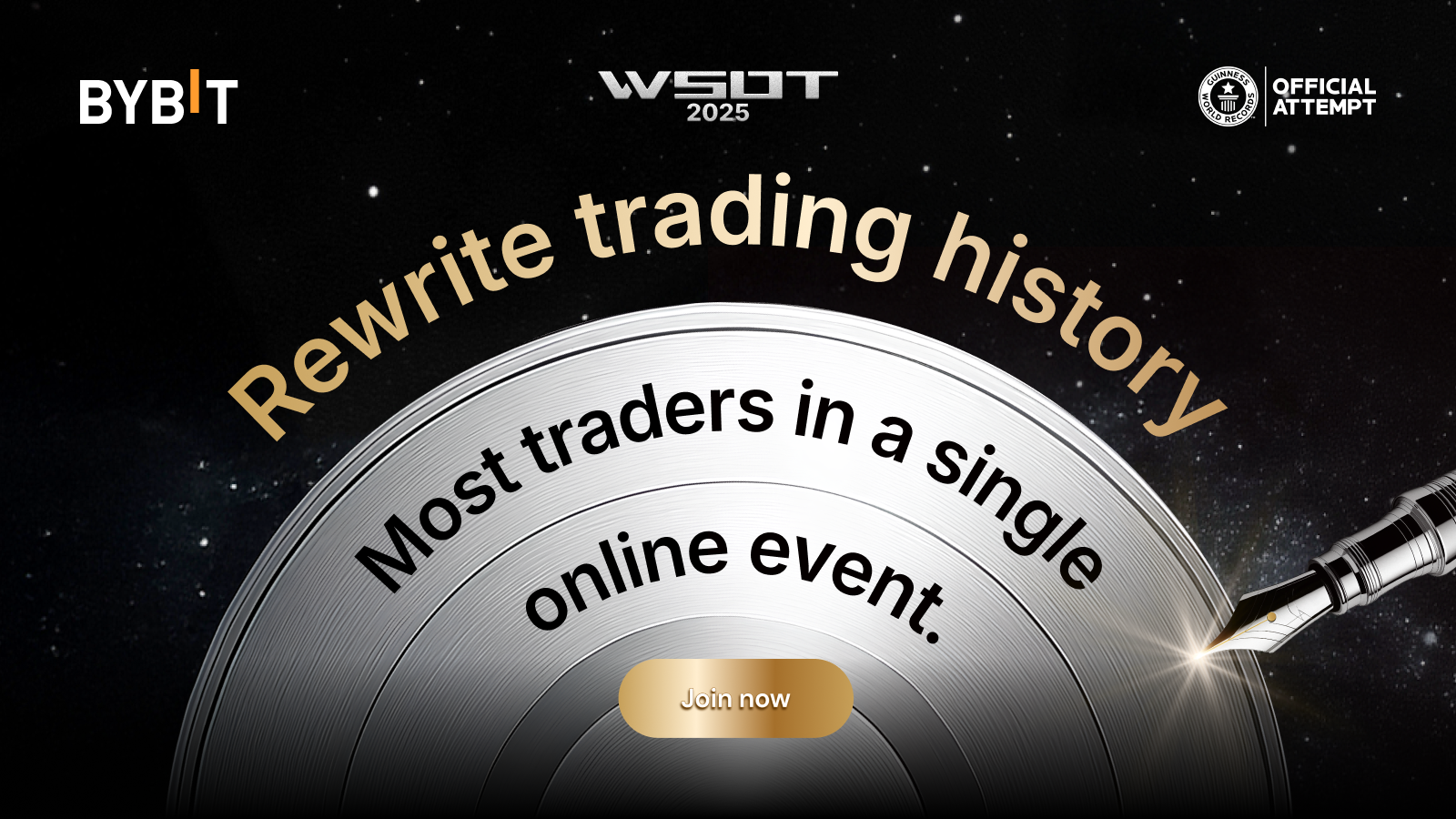 Together, let’s rewrite history: Join Bybit’s Guinness World Record attempt