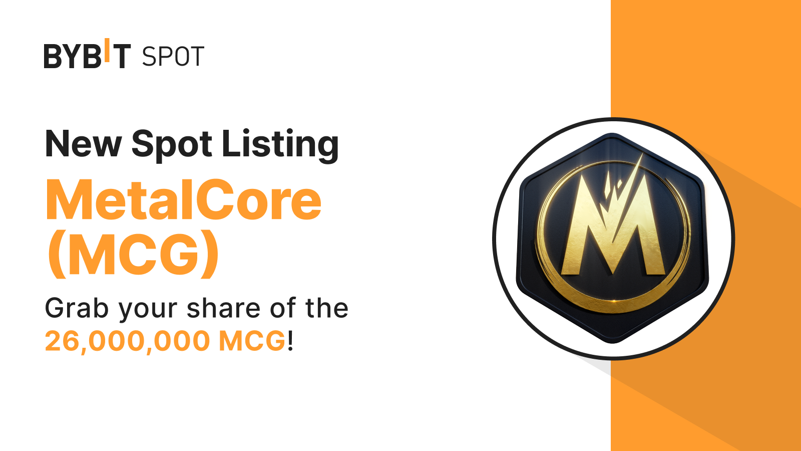 Bybit Announcement New Listing MCG/USDT — Grab a Share of the