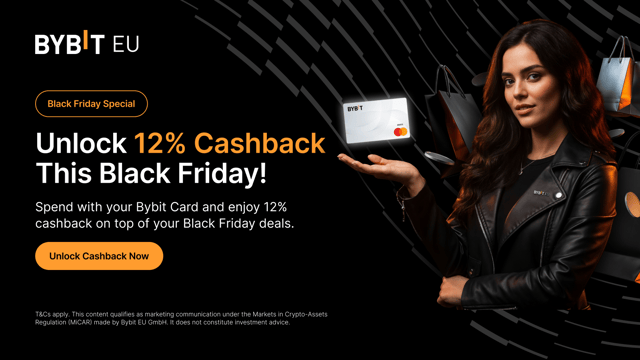 Bybit Card Special: Enjoy 12% Cashback This Black Friday